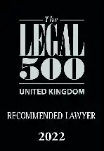 Legal 500 Recommended Lawyer 2022