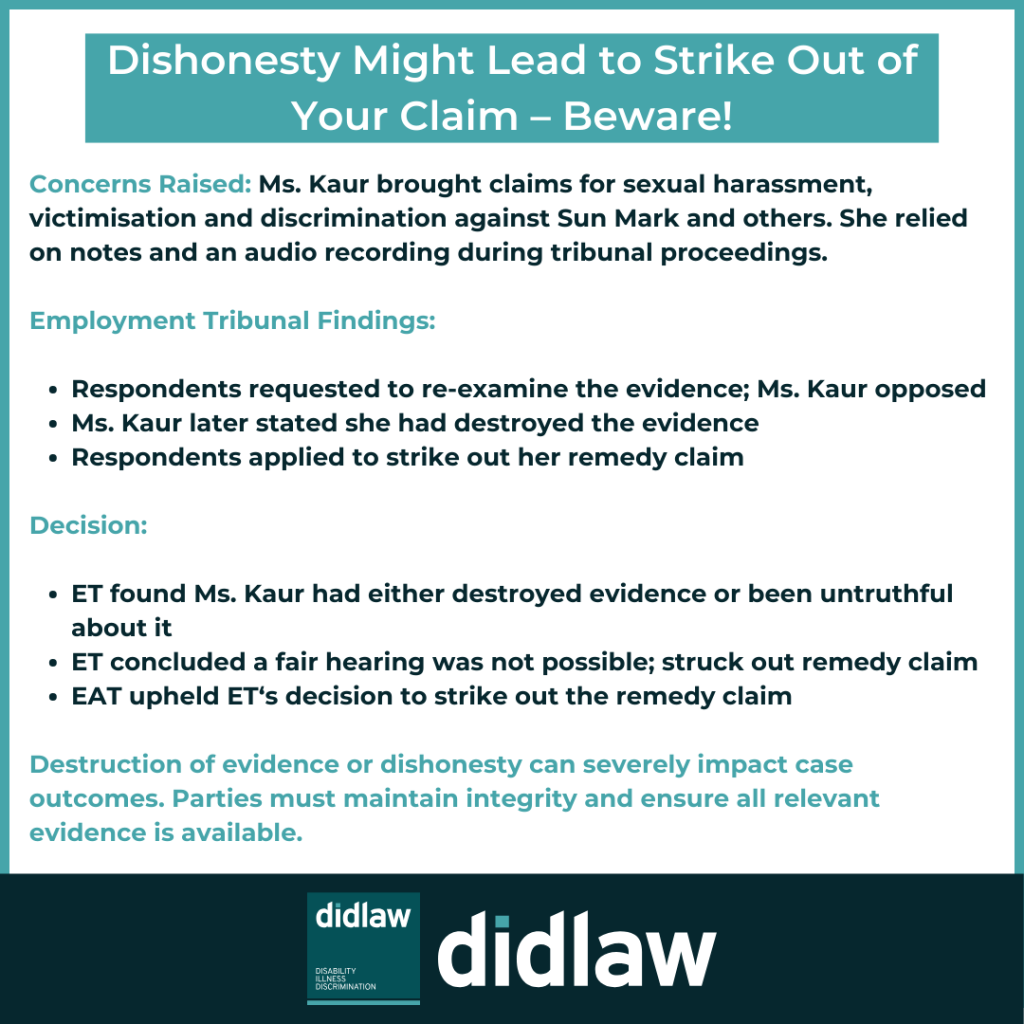 dishonesty-strike-out-claim-didlaw