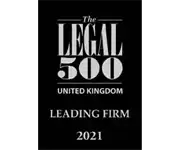 Legal 500 Leading Firm 2021