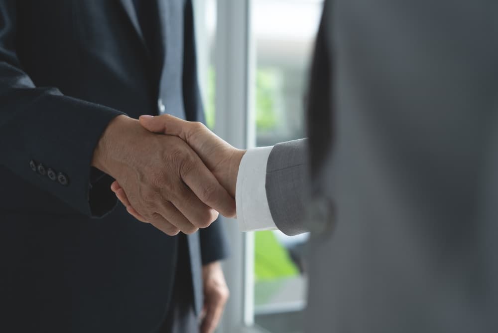 shaking hands